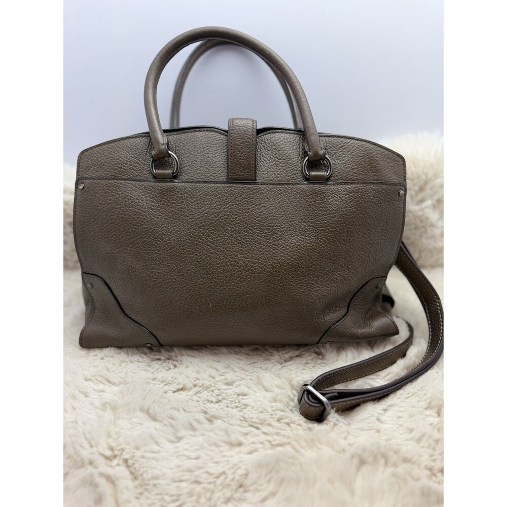 Coach Mercer Satchel Tote Bag Pebbled Leather Brown Shoulder Crossbody Purse - Picture 2 of 16